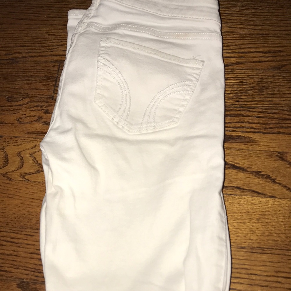 hollister white jeans
